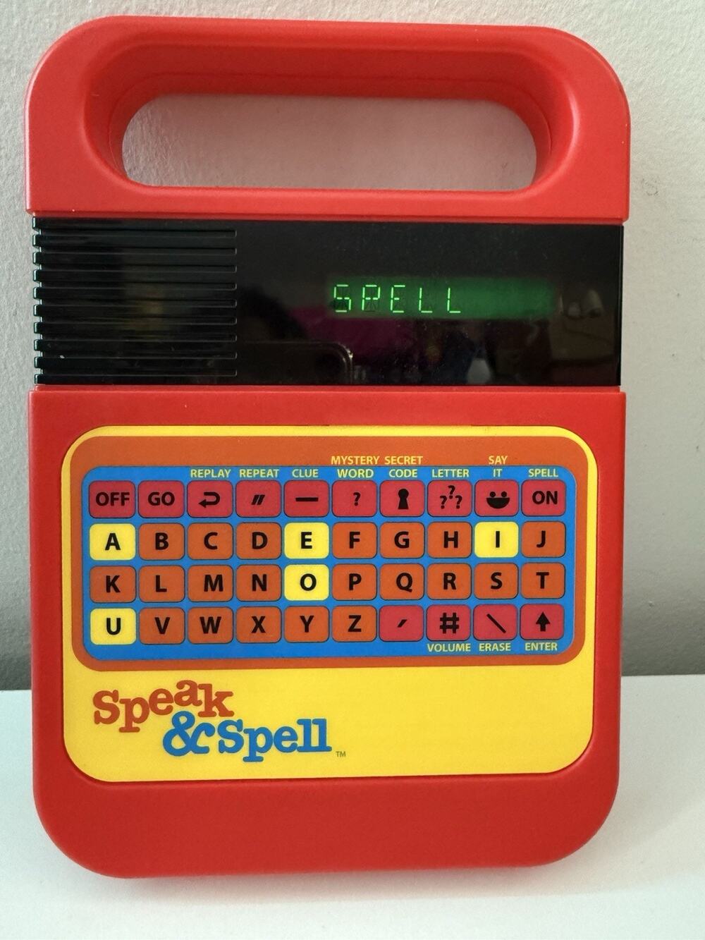 Kahootz Speak & Spell #09624 – Classic Vtg Electronic Learning Toy, Tested Works